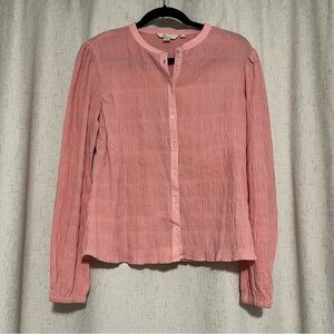 Boden Pink Button-Down Women's Shirt